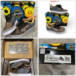 Women's Heelys 7 Pro 20 Animal Prints Wheels Roller Shoes Sneakers Laces Retro
